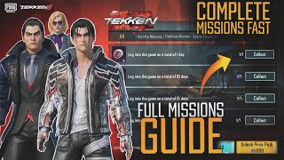 Tekken 8 Prize Path | Complete Missions Fast | Tekken 8 Missions | PUBGM