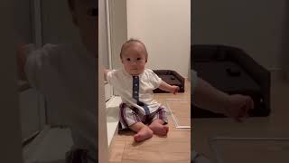 まだママとパパの違いは、いまいち分からない【生後10ヶ月と13日】#baby #shorts