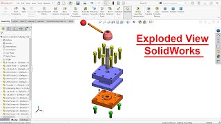 Exploded View in Solidworks-Square Tool Post