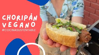 Receta: choripán vegano. Sencillo, sabroso y liviano.