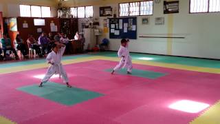 Examen de ascenso a cinturon amarillo (Kata Heian Shodan)