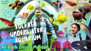 Park Circus Fish Aquarium | First time in Kolkata | Kolkata's first Underwater Tunnel Aquarium 2024