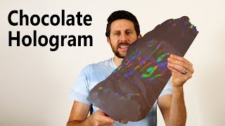 Using Quantum Mechanics to Make Holographic Rainbows on Chocolate