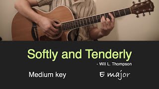 Softly and Tenderly Jesus Is Calling - GUITAR instrumental with LYRICS