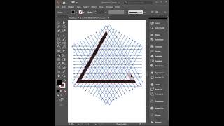 How to draw triangle logos easily on Adobe Illustrator #shorts #illustrator #tutorials