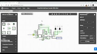 Multi-Control Counter in CircuitVerse - Cal Poly Pomona ECE 2300