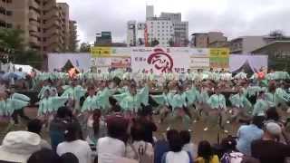 凛夏 岡山うらじゃ2014  1日目  下石井公園 mususukunjp