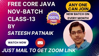 Core Java Class 13 | Nov Batch | Number Format | Arithmetic \u0026  Null Pointer Exception | Type Casting