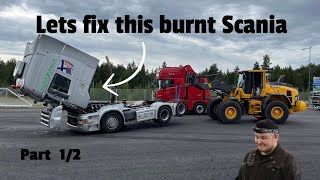 Bruce’s burned SCANIA repairing PART 1/2 l Ylivoimala