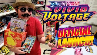 VIVID VOLTAGE IS HERE! SURPRISE MYSTERY BOX OF CARDS FROM POKEMON! OPENING NEW ELITE TRAINER BOX!
