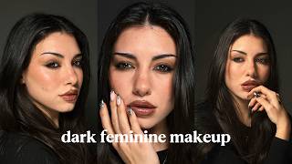 dark feminine makeup tutorial - quick & easy