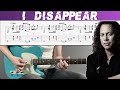 METALLICA - I DISAPPEAR (Guitar cover with TAB | Lesson)