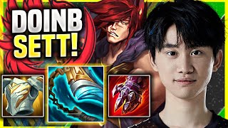 DOINB DOMINATING SETT WITH NEW ITEMS! - FPX DoinB Plays Sett Mid vs Twisted Fate! | Season 11