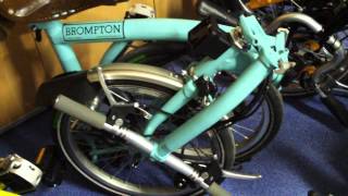 My Brompton bike collection so far. Folding bike