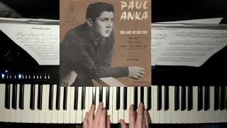 You Are My Destiny - Paul Anka - Piano