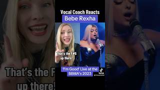 Bebe Rexha’s BBMA Performance of ‘I’m Good’ Incredible Arrangement - #vocalcoachreacts