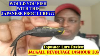 Topwater Bass Fishing Lure Review JACKALL REVOLTAGE LASHOUR 3.8