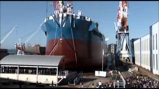 常石造船 進水式 「TESS 58 AEROLINE」（2015/11/27）：Launching Ceremony