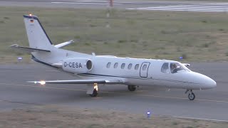 Cessna 550 Citation Bravo | Euro Link | D-CESA | Taking-off from Cannes [4K]