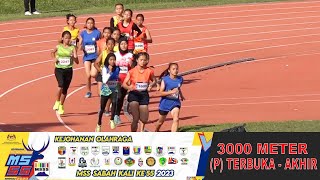 3000 Meter (P) TERBUKA | MSS Sabah Kali Ke-55, Keningau, Sabah - 2023