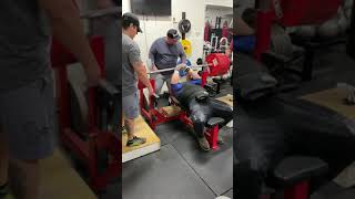 52 year old man bench presses 1205 lbs