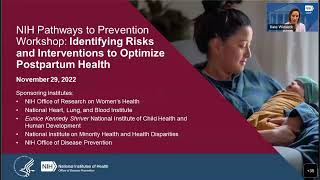 P2P Workshop: Identifying Risks and Interventions to Optimize Postpartum Health — Day 1