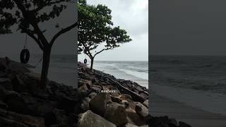 Serenity✨😇 #bliss #sea #sand #beachvibes #rain #pluviophile