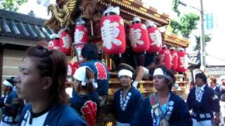 平成21年度　杭全神社　夏祭り祭礼　13日昼　野東