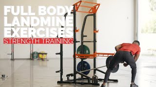 30 Minute Full Body Strength Training + Landmine Exercises | Sunny Strength