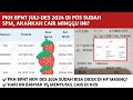 PKH BPNT LEWAT POS SUDAH SPM, AKANKAH CAIR MINGGU INI? UPDATE PKH BPNT NOV DES DI KKS