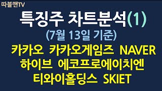 특징주 차트분석(1)_7월13일