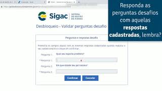 Tutorial Sigepe - Desbloqueio de Usuário