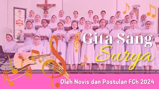 Gita Sang Surya oleh Calon Suster Charitas (Novis dan Postulan FCh)