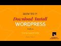 how to install wordpress locally on your computer using xampp (localhost)