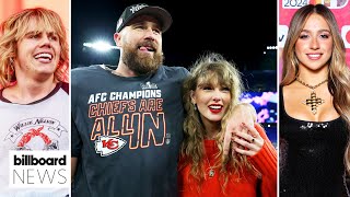 Taylor Swift & Travis Kelce Are Busy, Tate McRae & Kid Laroi Are Official & More | Billboard News