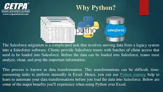 How To Used Python For Salesforce Data