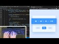 ASMR Programming - Stopwatch using HTML CSS and JavaScript - No Talking