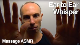 ASMR Inaudible Whispering Ear to Ear Sounds & Hand Movements