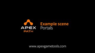Apex Path Example scene Portals