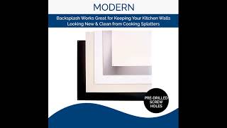 Broan-NuTone SP3004 Reversible Stainless Steel Backsplash Range Hood Wall Shield for Kitchen