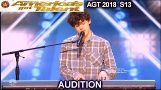 Joseph O'Brien 20 yo Never Kissed or Never Dated sings “Hello”America's Got Talent 2018 Audition AGT