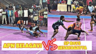 APN BELAGAVI V/s SP BOYS HESARAGATTA  ( QUARTER ) MAT KABADDI MATCH | SUNKADKATTE, BANGALORE