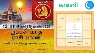 12 ராசிகளுக்கான ஐப்பசி மாத ராசி பலன்கள் கன்னி  (Aippasi Month Kanni Rasi Palangal  )