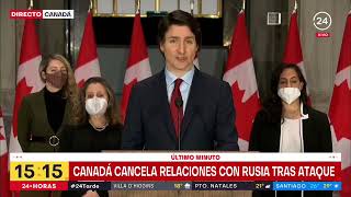 Canadá anuncia que cesa relaciones diplomáticas con Rusia | 24 Horas TVN Chile