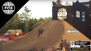 Brayden Barrett-Hay: 3rd Final MTB Slopestyle - FISE World Series Edmonton 2017