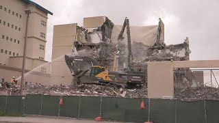 Demolition underway for old Bernalillo Co. Detention Center