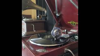 宗近 明（柴田 睦陸）♪蹴手繰り音頭♪（いろは仁義）1936年 78rpm record. Columbia Model No G ｰ 241 phonograph