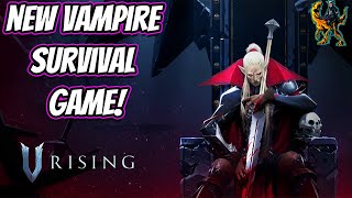 BRAND NEW VAMPIRE SURVIVAL GAME LETS ME TURN INTO A WOLF!! || V Rising Ep 1!