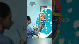 shreenathji painting | pichwai painting | easy acrylic painting [1] #shorts #shreenathji #painting