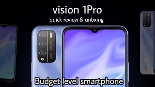 itel vision 1Pro - English Key Benefits    (Budget level smart phone)